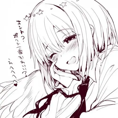 413张美少女插画手绘线稿精选集高清日本风女生漫画黑白手稿素材大全