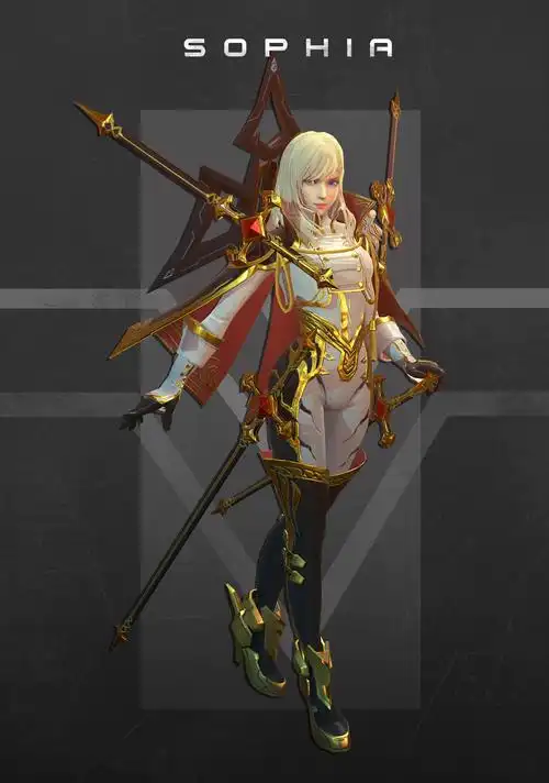 圣殿骑士团美女骑士出击,来自纯白的索菲亚