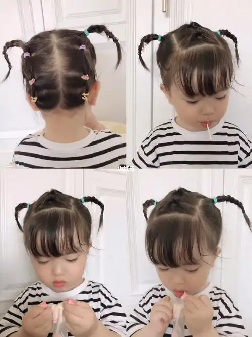 短发宝宝头发这样扎