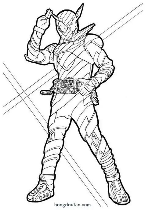 假面骑士50个简笔画,假面骑士简笔画 步骤