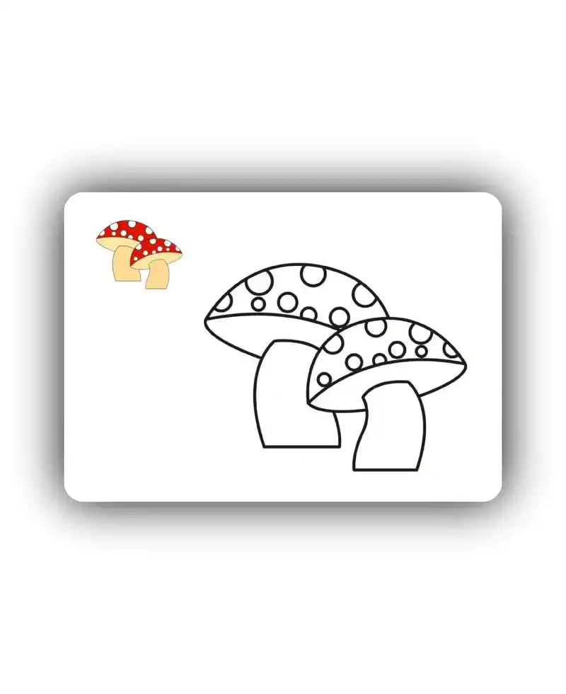 简单涂色画 适合启蒙练手的素材  #家长收藏 #涂色画素材  - 抖音