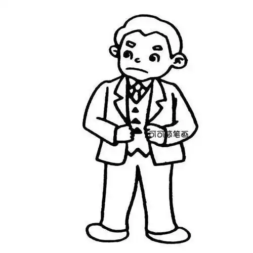 爸爸怎么画最简单 儿童简笔画我的爸爸人物画法