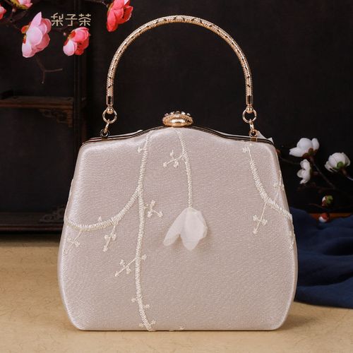 古风汉服手提包女古装汉元素配饰小包搭配旗袍的包包复古中国风包