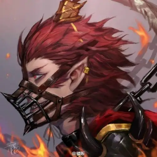 求 孙悟空 的一张由三个头像组成的黑白线稿图 ?