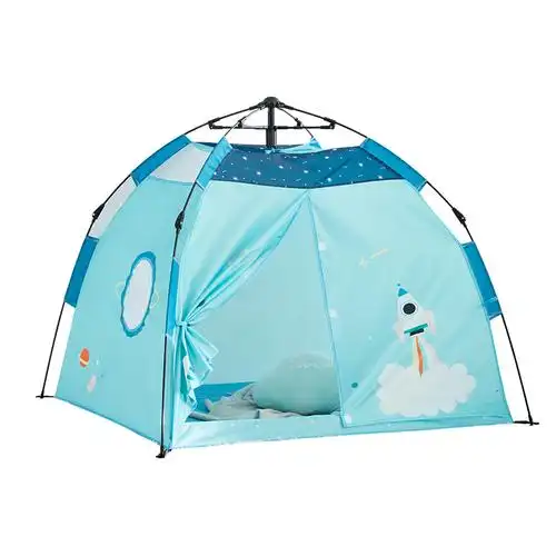 爱升一键速开儿童帐篷便携可折叠室内外男女孩公主宝宝儿童房玩具优惠