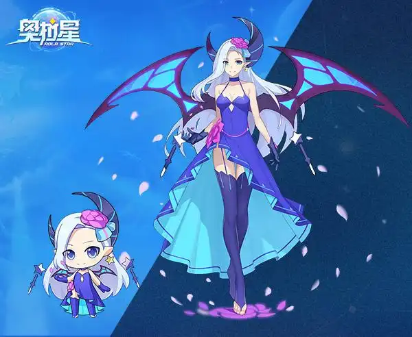 奥拉星手游夜兰 亚比高清大图