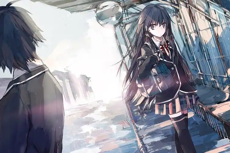 尤漫壁纸精选美图我的青春恋爱物语果然有问题┅雪之下雪乃第三十八期