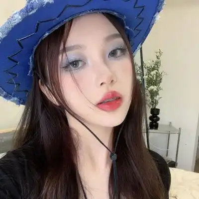 ins风甜酷辣妹女生头像真人图片