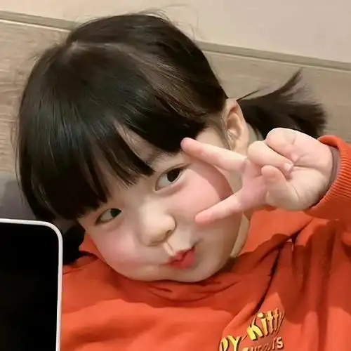 91可可爱爱的人类幼崽萌娃头像小女孩头像09    #可爱头像##头像