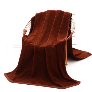 毛巾美容院足疗养生馆洗浴宾馆艾灸专用全纯棉加厚大毛巾定制 咖啡色