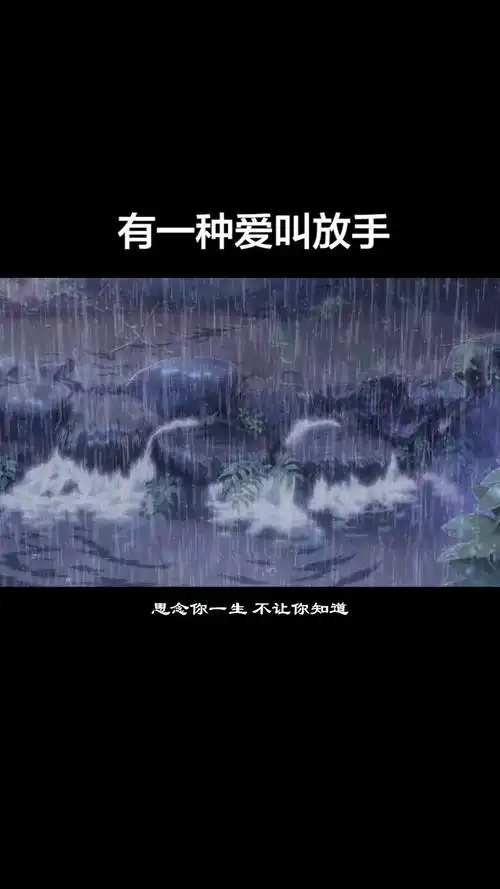 有一种爱叫放手,有一种感情是无缘