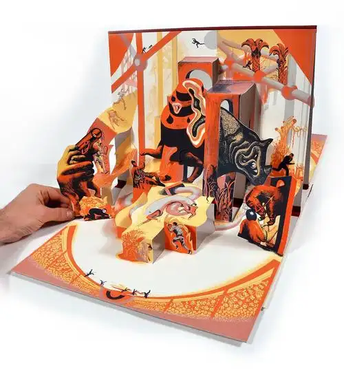 膨胀醉立体书|手工艺|工艺品设计|立体机关书悟兴 - 原创作品 - 站酷