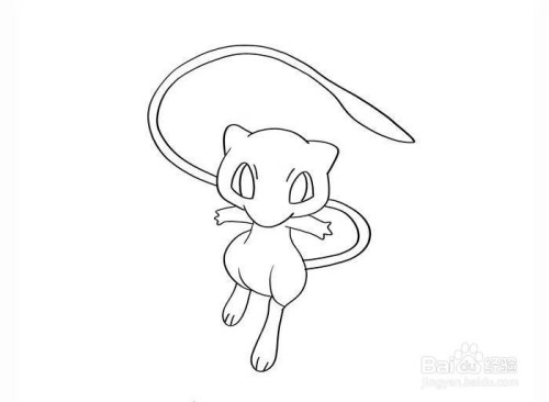 神奇宝贝的梦幻怎么画